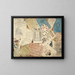 Trompe-l'œil painting of a frontispiece from the New Testament - D De Hoop — framed artwork on a wall