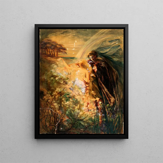 The Birth of Fand - Da Loria Norman — framed artwork on a wall