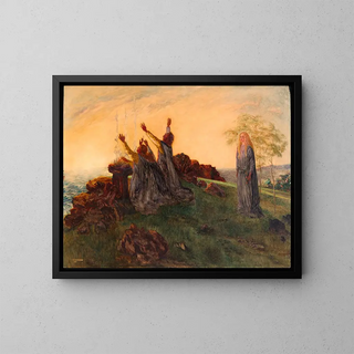 The Passage of Saint Brigid - Da Loria Norman — framed artwork on a wall