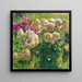 Dahlias - Carl Moll — framed artwork on a wall