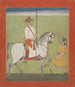 Jhujhar Singh on horseback - Dalchand — artwork view