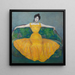 Dame in Yellow - Max Kurzweil — framed artwork on a wall