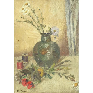 Flowers in a vase - Dame Ethel Walker — artwork view
