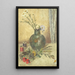 Flowers in a vase - Dame Ethel Walker — framed artwork on a wall