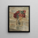 Roses dans un vase - Dame Ethel Walker — framed artwork on a wall