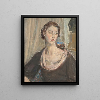 The Countess of Strathcona - Dame Ethel Walker — framed artwork on a wall
