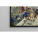 Reproduction of the painting Elegant ladies with cloche hats buying fish - Paul Fischer