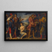 Joseph Sold into Slavery by His Brothers - Damiano Mascagni — framed artwork on a wall