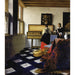 Reproduction of the painting Damoiselle au virginal avec un gentleman (La leçon de musique) - Johannes Vermeer