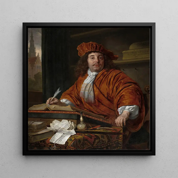 Daniel Bernard 1626-1714 - Bartholomeus van der Helst — framed artwork on a wall