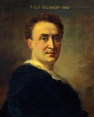 Portrait painting of Eugène Silvain 1851-1930, member of the Comédie-Française - Daniel Brard — artwork view