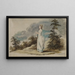 Susanne, the artist's daughter, at twenty-one years old - Daniel Chodowiecki — framed artwork on a wall