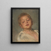 Study of a Boy's Portrait - Daniel Cornelius Gesell — framed artwork on a wall