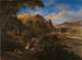 Château d'Eberstein near Gernsbach with a medieval hunt - Daniel Fohr — artwork view