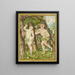 L'expulsion du paradis - Daniel Fröschl — framed artwork on a wall