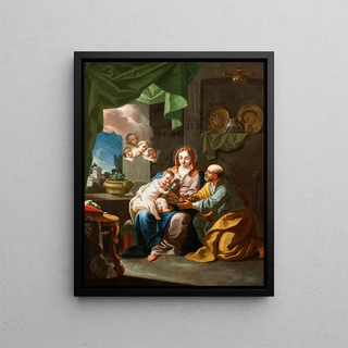 La Sainte Famille - Daniel Gran — framed artwork on a wall