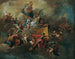 Marie with the Child and saints enthroned on clouds - Daniel Gran — artwork view