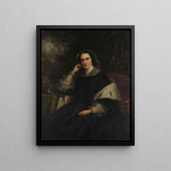 Anna Watson Stuart - Daniel Huntington — framed artwork on a wall
