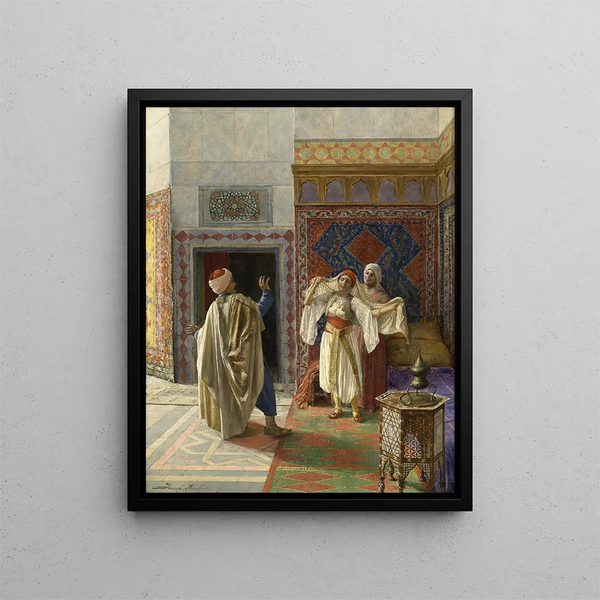 Surprised Painting - Daniel Israel — framed artwork on a wall