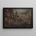 Enlèvement des femmes sabines - Daniel Kondratowicz — framed artwork on a wall