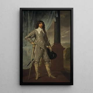 James Hamilton 1st Duke of Hamilton 1606 - Daniel Mytens — framed artwork on a wall