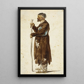 Reproduction of the painting Russian peasant painting - Daniel Nikolaus Chodowiecki