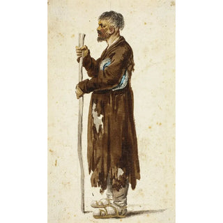 Reproduction of the painting Russian peasant painting - Daniel Nikolaus Chodowiecki