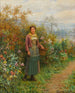 A moment's pause - Daniel Ridgway Knight — artwork view