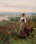 Evening at Chantemesle - Daniel Ridgway Knight — artwork view