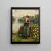Interesting News - Daniel Ridgway Knight — framed artwork on a wall