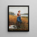Midi Break - Daniel Ridgway Knight — framed artwork on a wall