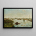 Boats on a River - Daniel Ridgway Knight — framed artwork on a wall