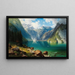 View of Lake Königssee - Daniel Somogyi — framed artwork on a wall