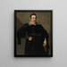 Portrait of a Nobleman from Mantua - Daniel van den Dyck — framed artwork on a wall