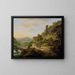 View of Civita Castellana - Daniël Dupré — framed artwork on a wall