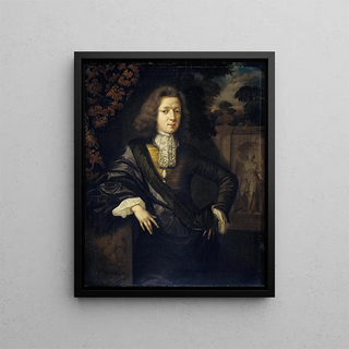Johan van Bochoven 1624-93 King's Prosecutor and Advisor at the Court of Flanders - Daniël Haringh — framed artwork on a wall