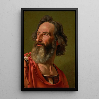 Reproduction of the painting Artistic print Portrait allégorique - Danish School