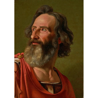 Reproduction of the painting Artistic print Portrait allégorique - Danish School