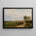 Route à travers les collines, étude - Dankvart Dreyer — framed artwork on a wall