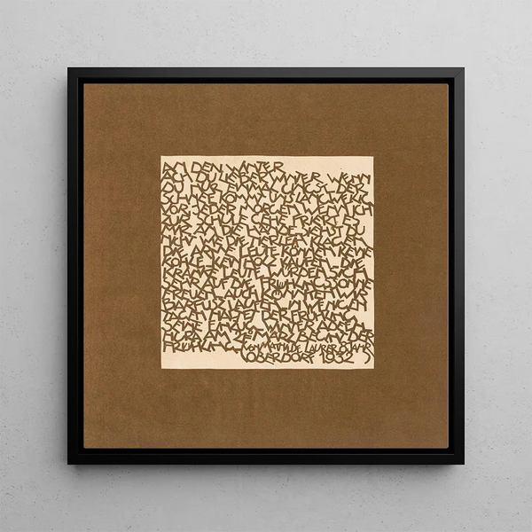 Dans l'hiver - Reijer Stolk — framed artwork on a wall