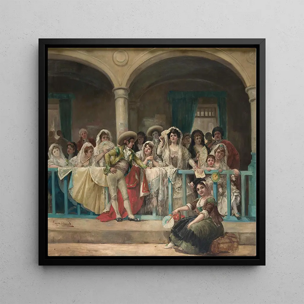 In the Box - Eugenio Lucas Villamil — framed artwork on a wall