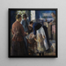 In the Bathtub - Christian Krohg — framed artwork on a wall
