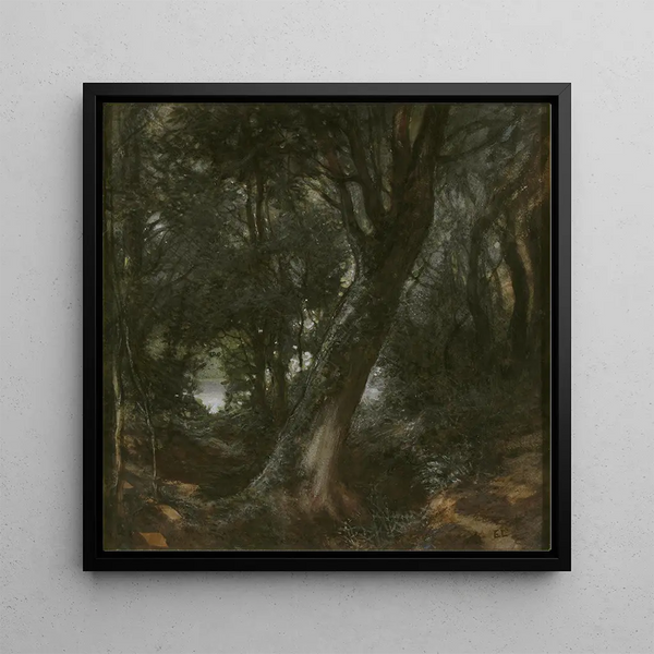 In the Forest - Egron Lundgren — framed artwork on a wall