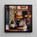 In the tea room - Josse Goossens — framed artwork on a wall