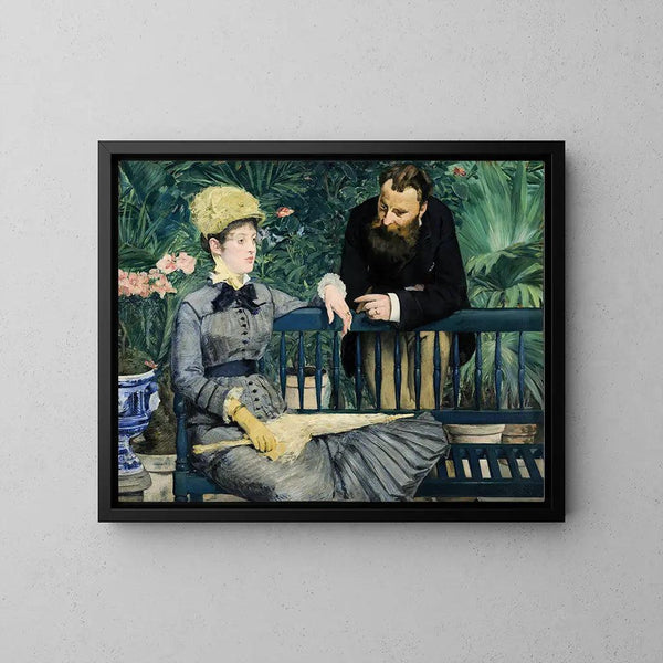 Reproduction of the painting In the greenhouse - Edouard Manet
