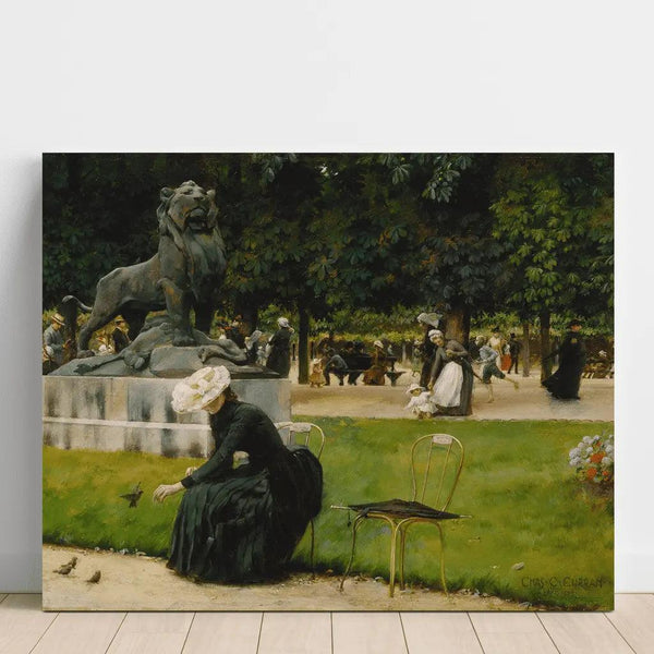 Reproduction of the painting In the Luxembourg Garden - Charles Courtney Curran