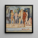 In the bath - Hans von Faber du Faur — framed artwork on a wall