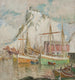 In the port of Svolvaer, study of the Lofoten - Anna Boberg — artwork view