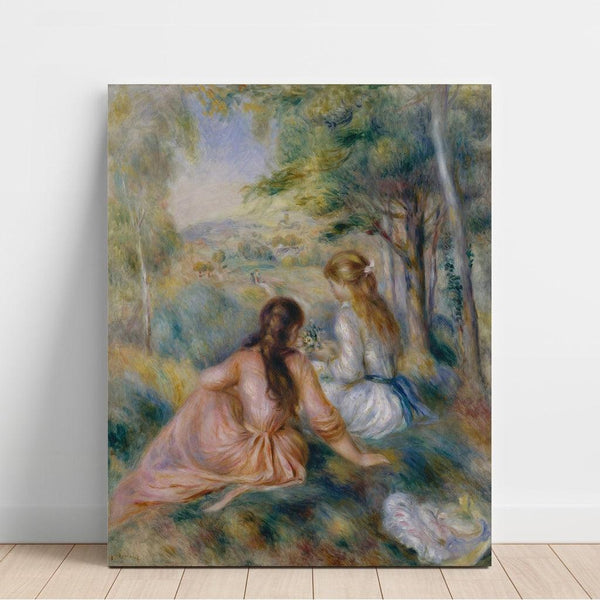 Reproduction of the painting In the Meadow - Pierre-Auguste Renoir