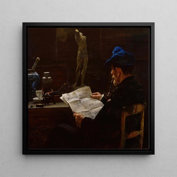 In the studio - Victor Westerholm — framed artwork on a wall